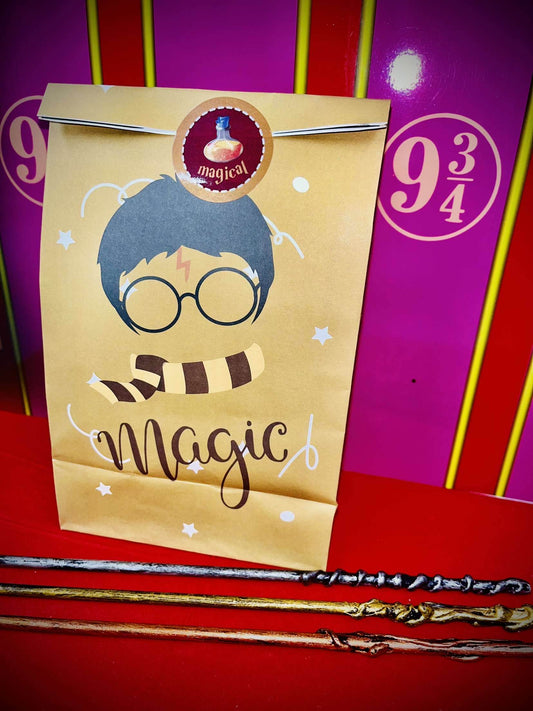 Sachet Kraft Surprise Bonbon et Goodies Harry Potter